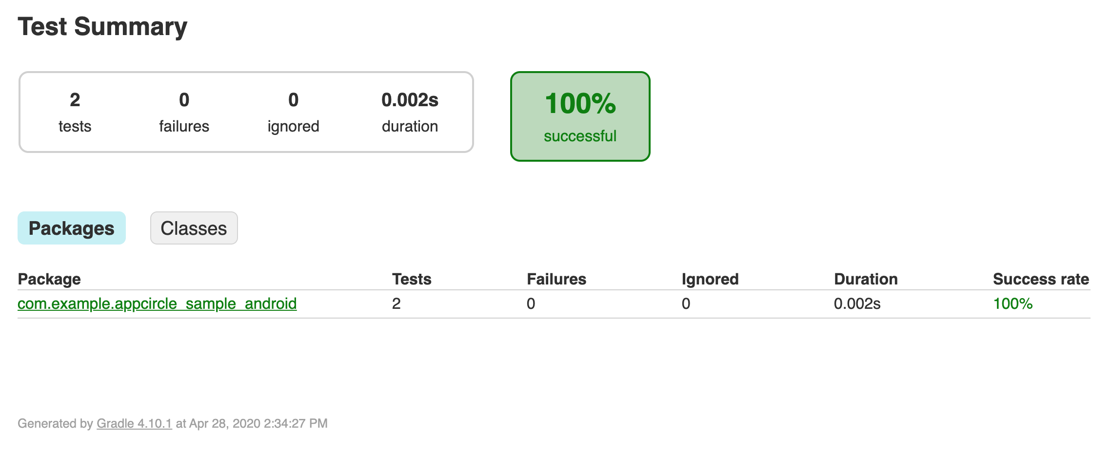 Running Unit Tests | Appcircle Docs